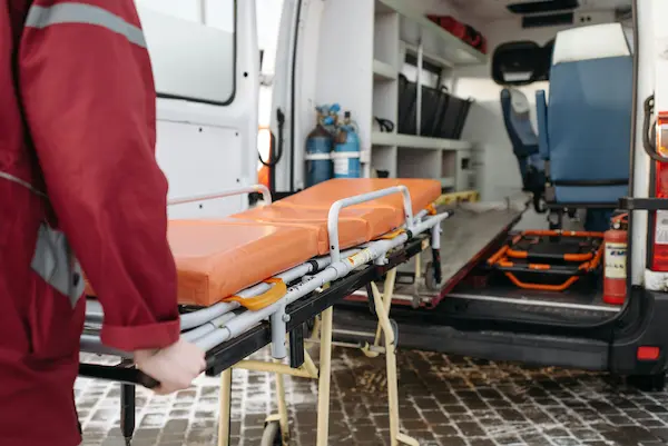 preparación de ambulancia de maxicare